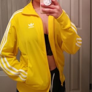 adidas yellow track jacket